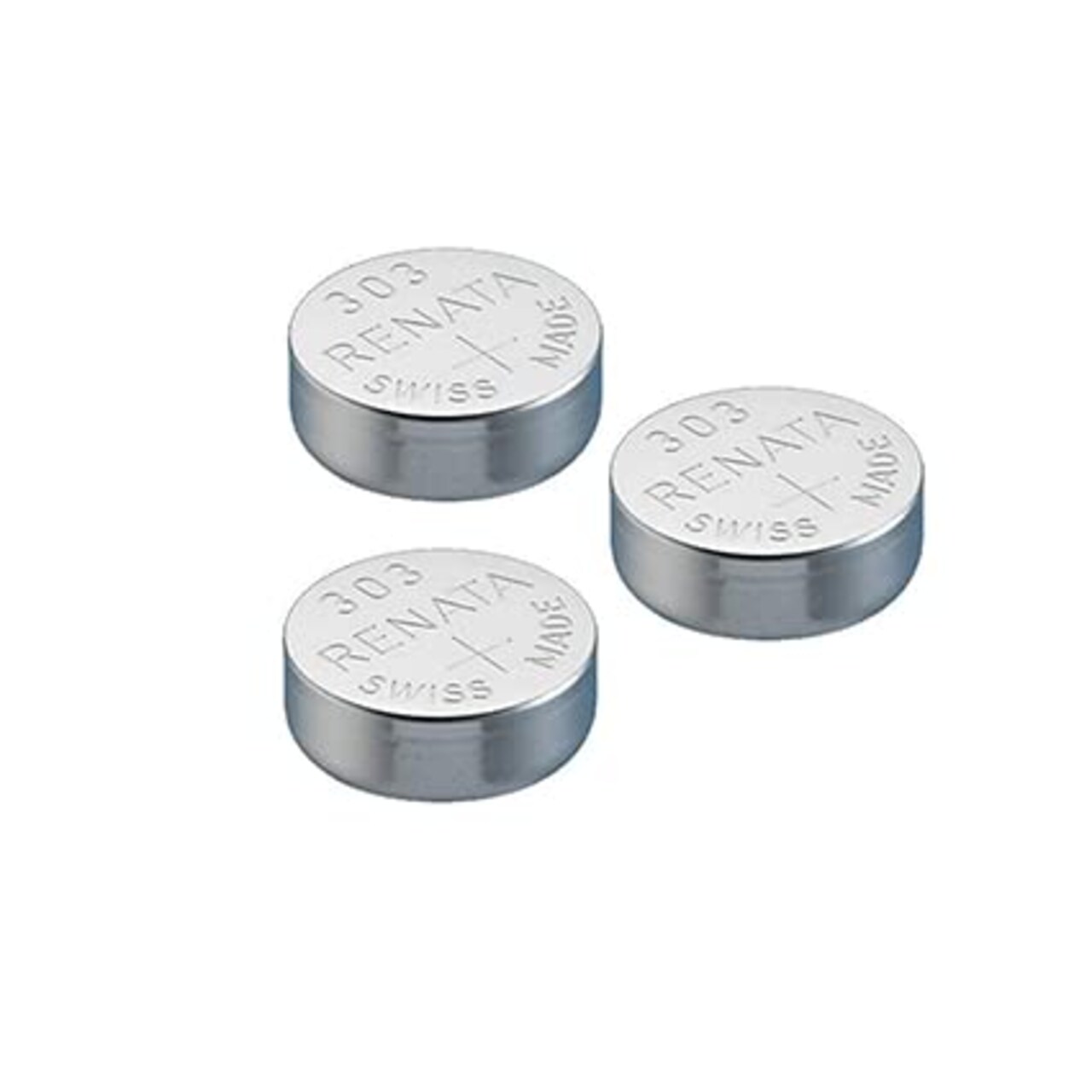 3 x Renata 303 Watch Battery Swiss Made Silver Oxide 1.5 v (SR44SW)